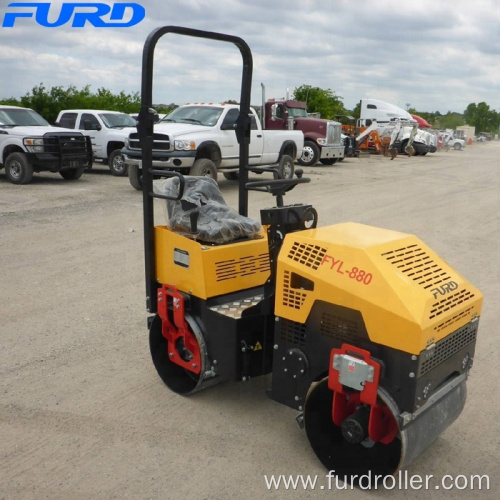 1 ton Vibratory Road Roller Hydraulic Steering Soil Compactor(FYL-880)